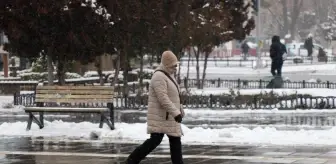 Kayseri'de kar yağışı ve soğuk hava etkili oluyor