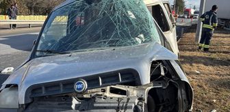 Konya'da otomobil ile kamyonun çarpışması sonucu 1 kişi öldü