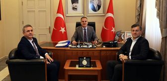 L'Etape Marmaris by Tour Genel Direktörü Kafkas, Muğla Valisi Akbıyık'ı ziyaret etti