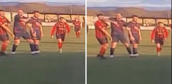 Maç sırasında rakibine dirsek atan futbolcu tutuklandı, kulübü sözleşmesini feshetti