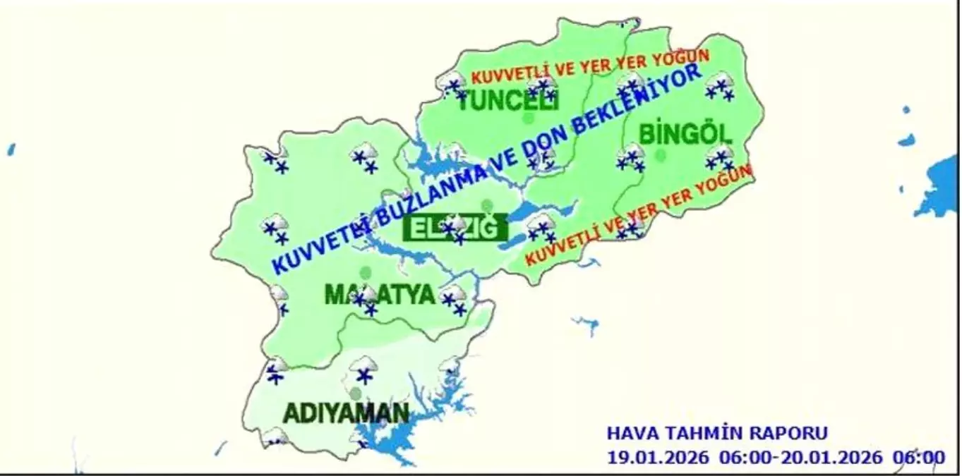 Meteorolojiden kar yağışı, buzlanma ve çığ uyarısı