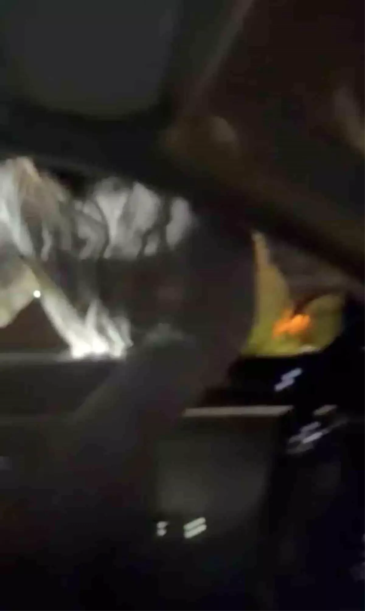 Önce araca saldırdı, ardından araçtakileri bıçakladı... O anlar kamerada