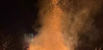 Ordu'da çıkan yangında iki katlı ev kullanılmaz hale geldi