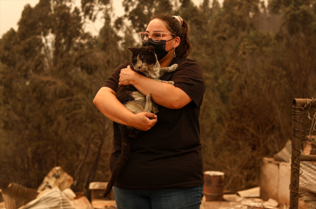 البلد يعاني من الكارثة! 300 منزل تحول إلى رماد، تم إعلان حالة الطوارئ