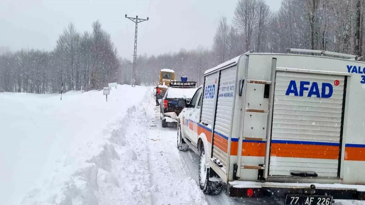 Yalova'da yaylada mahsur kalan 5 kişi kurtarıldı