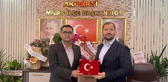 AK Parti Muğla İl Başkanı Güngör, Milas İlçe Başkanlığına atanan Akyer'i ziyaret etti