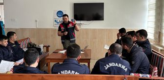 Alaçam'da jandarma personeline sigara bağımlılığı eğitimi verildi