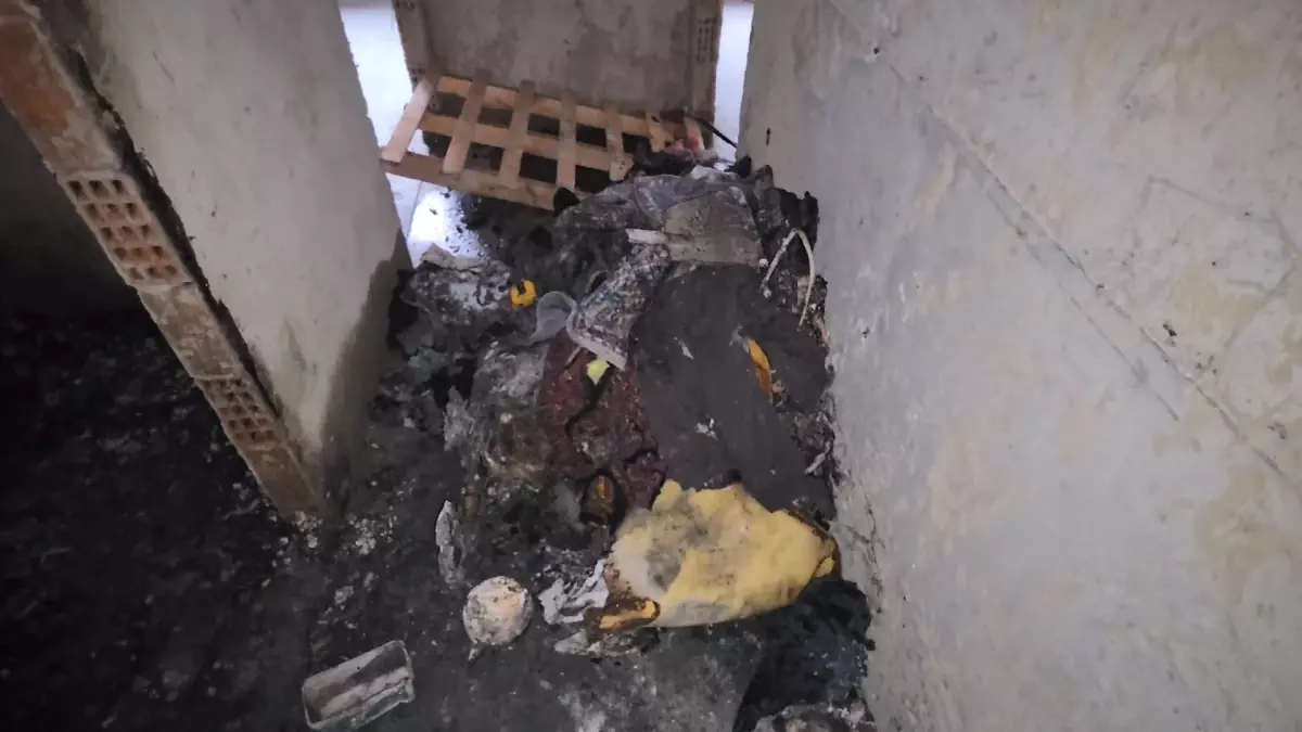 Bahçelievler'de inşaat halindeki binada çıkan yangında 1 kişi öldü