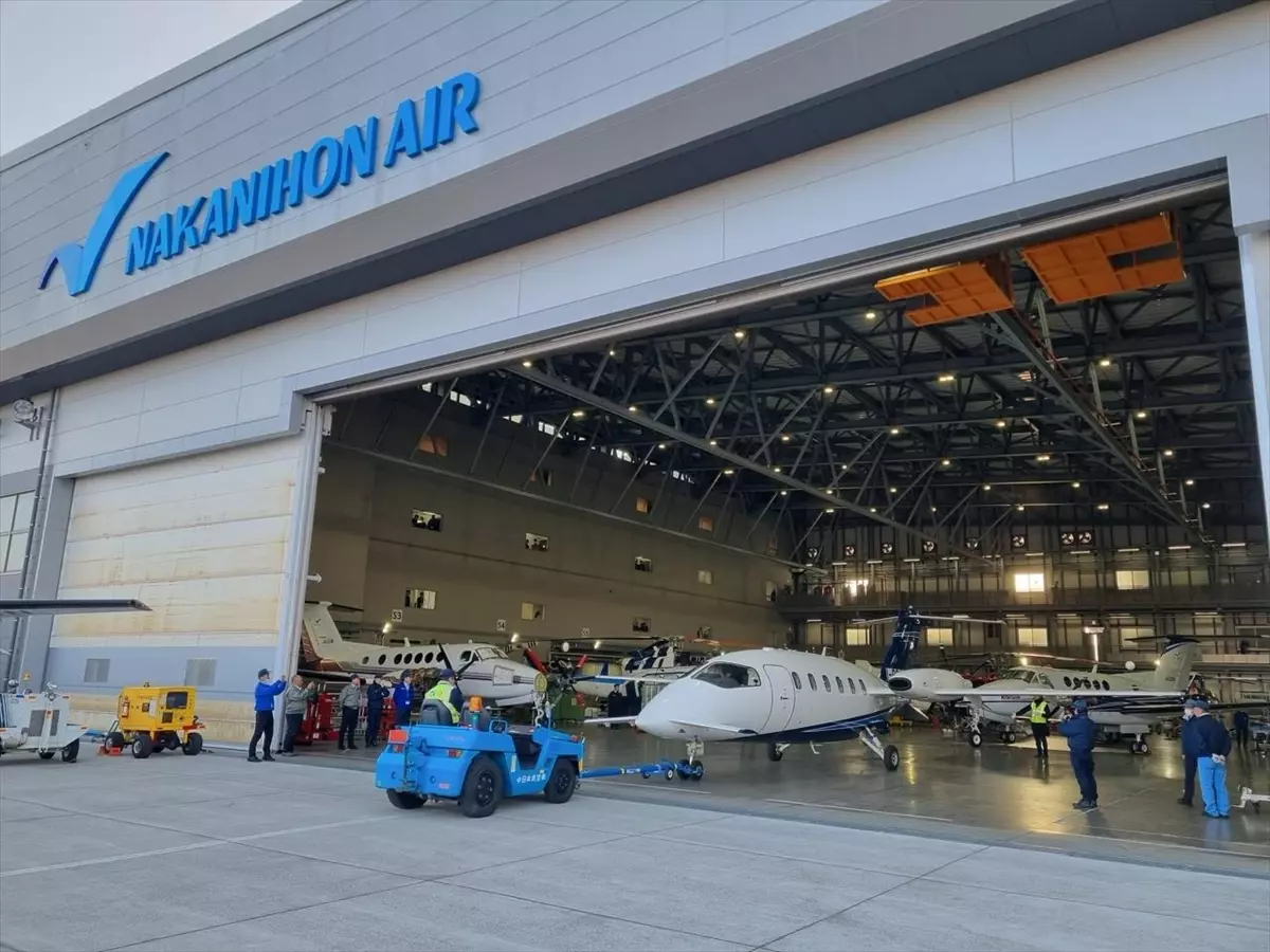 Baykar'ın sahip olduğu Piaggio Aerospace'ten Japonya'ya uçak teslimatı