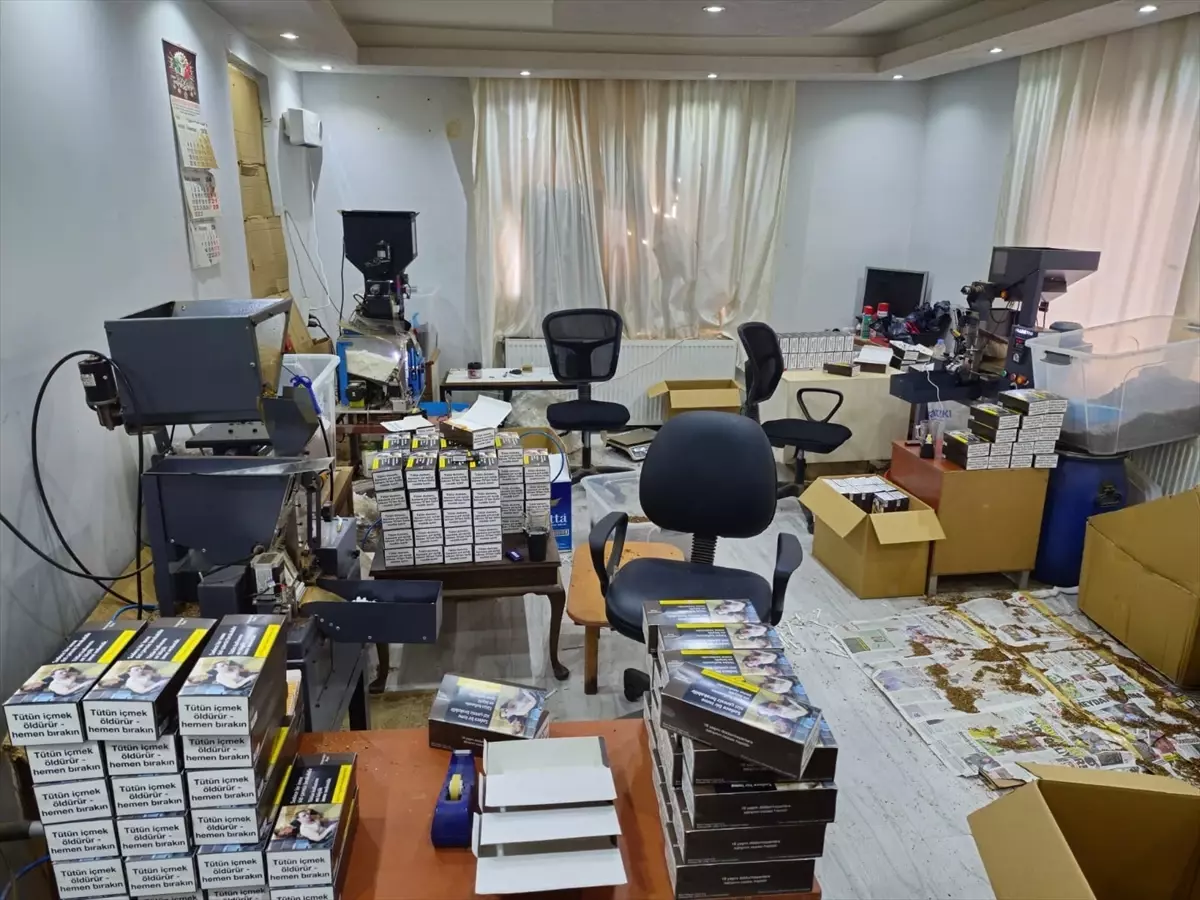 Edirne'de 1 milyon 150 bin kaçak makaron ele geçirildi