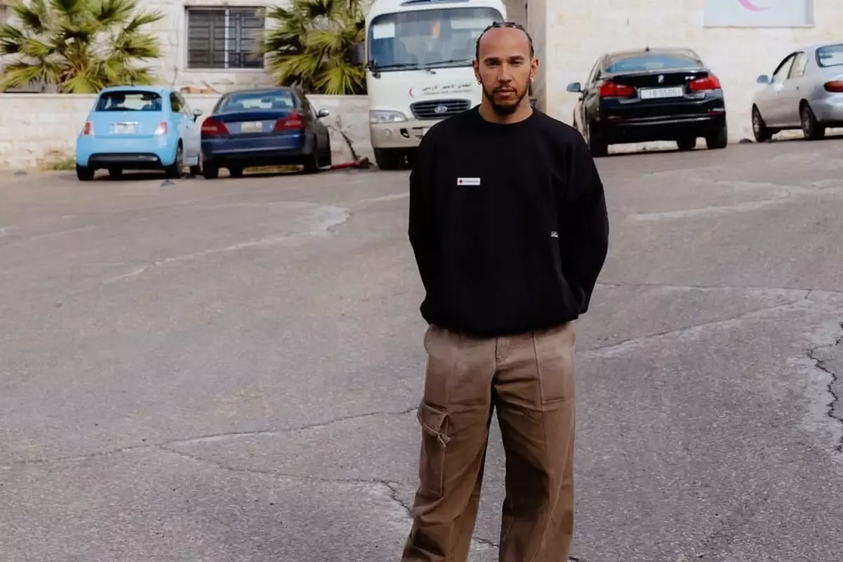 Gazze halkını destekleyen Lewis Hamilton'dan anlamlı hareket