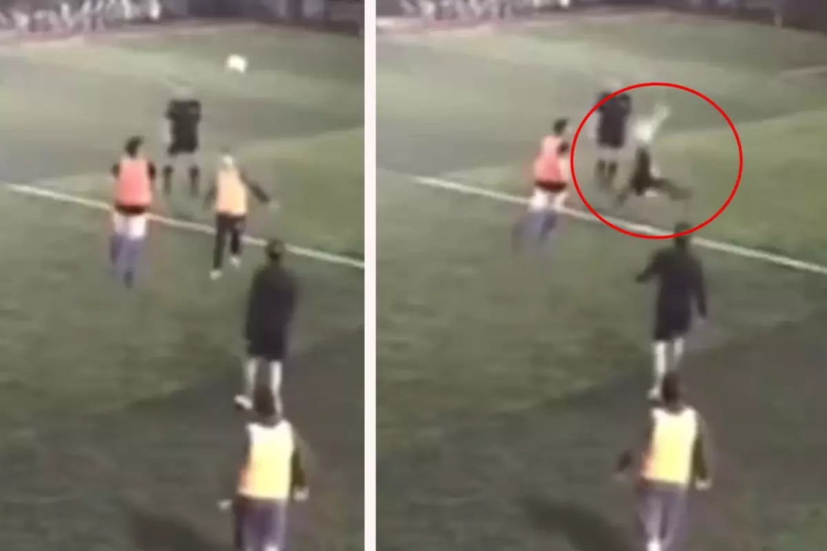 ''Halı saha tarihinin en güzel golünü attım'' diyerek paylaştı, binlerce beğeni aldı