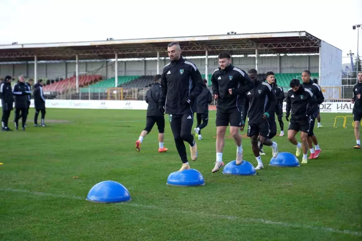 Kocaelispor, Samsunspor maçı hazırlıklarına başladı
