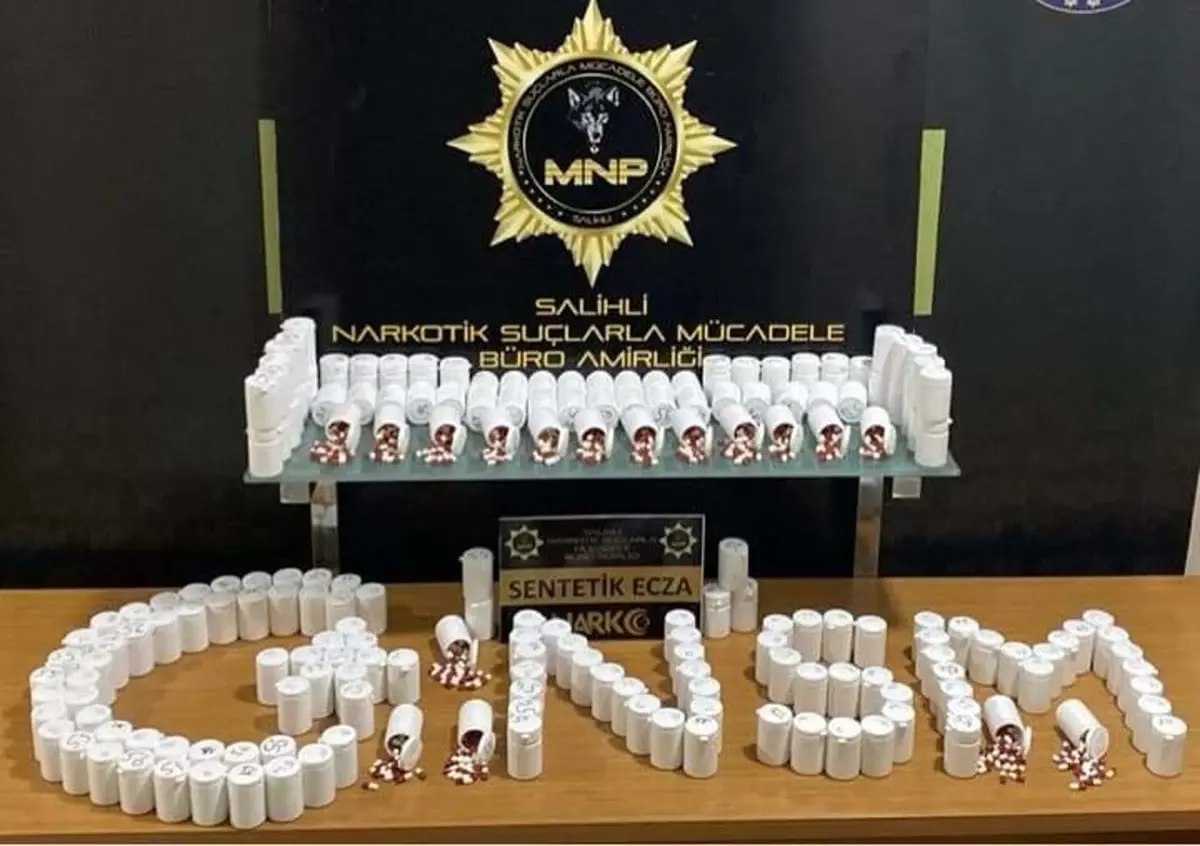 Manisa'da 11 Bin Uyuşturucu Hap Ele Geçirildi