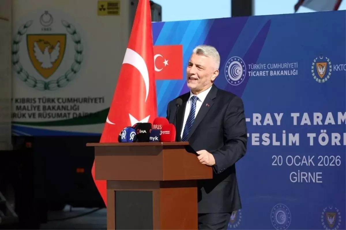 Mobil X-Ray Tarama Sistemi Teslim Töreni Lefkoşa'da yapıldı