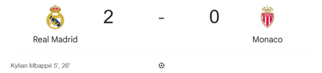 Real Madrid Monaco maç özeti ve golleri! (ÖZET) Real Madrid Monaco kaç kaç bitti, golleri kim attı?