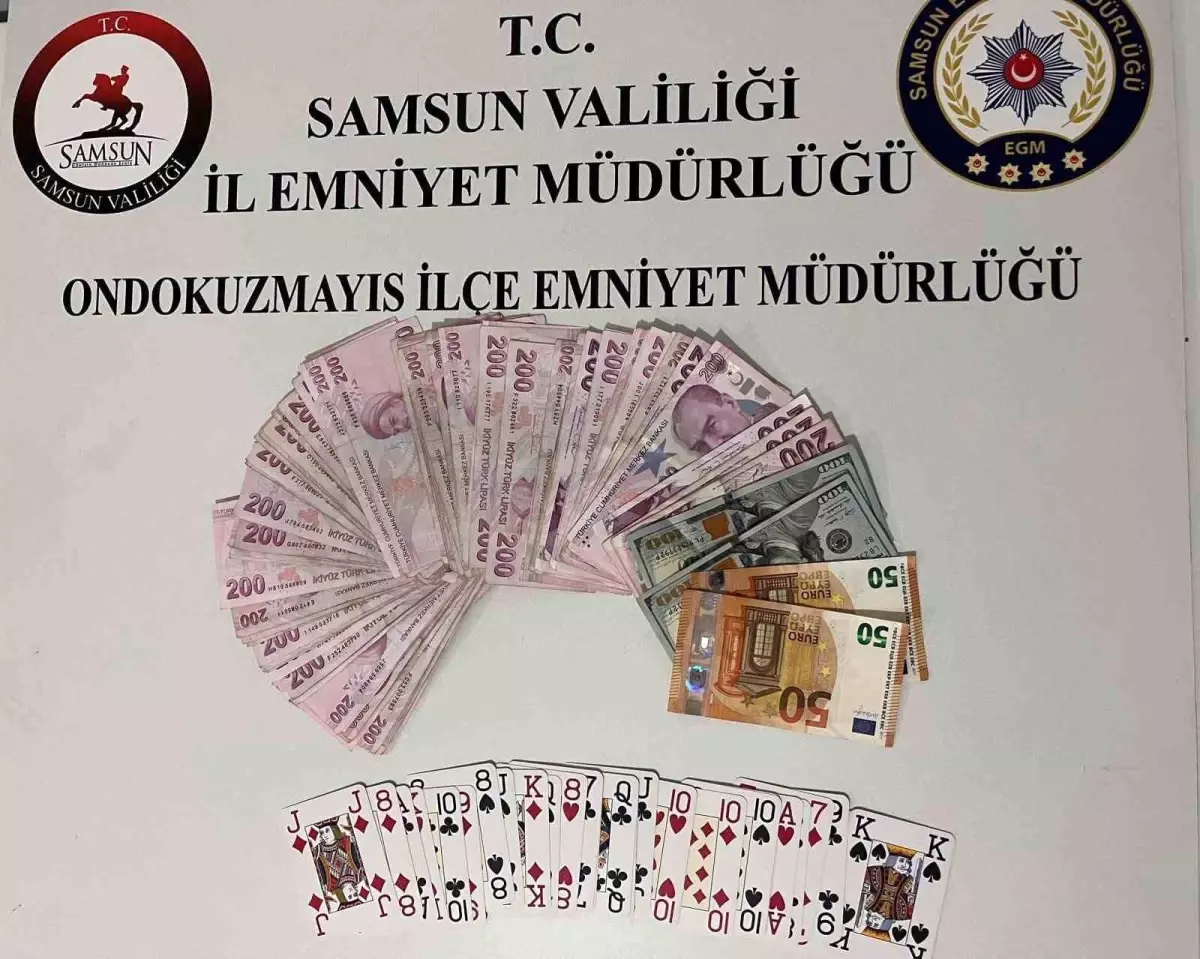 Samsun'da kumar denetimi: 5 kişiye işlem