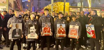 Samsunspor'dan 'futbol şehitleri' için sessiz yürüyüş