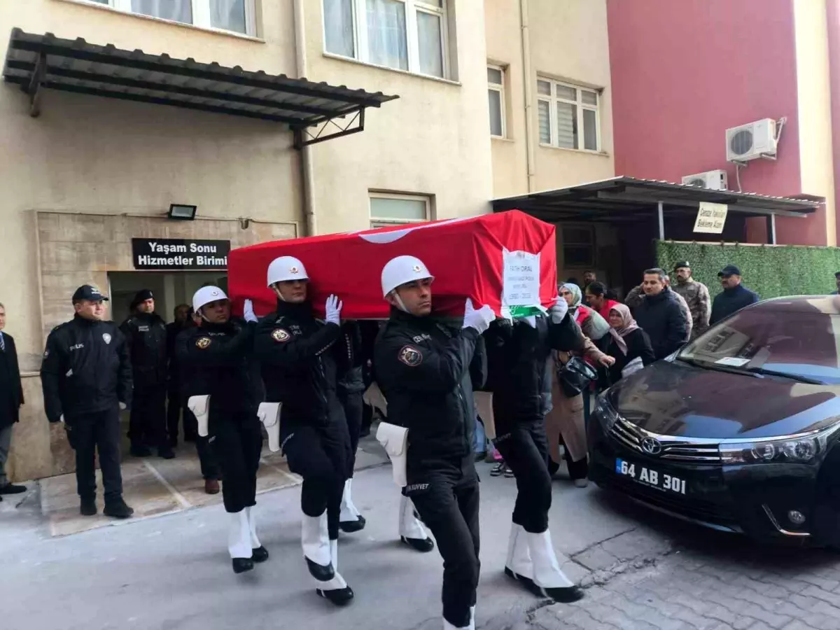 Şehit polis memuru Aydın'dan memleketine uğurlandı