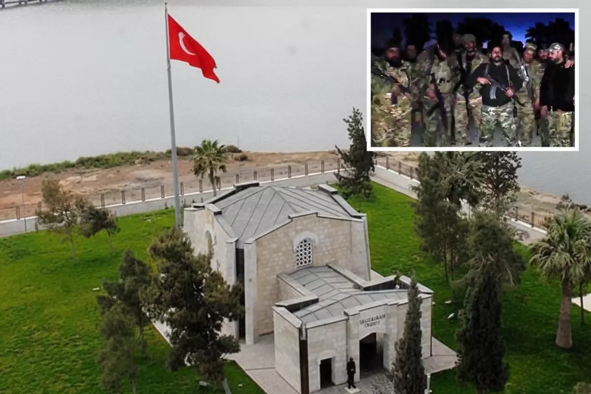 Suriye ordusu, Süleyman Şah Türbesi’ni YPG’den temizledi