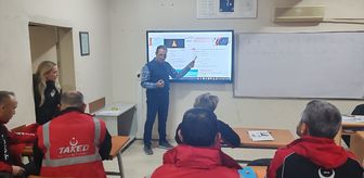 Tire'de gönüllü arama kurtarmacılara yabancı dil eğitimi