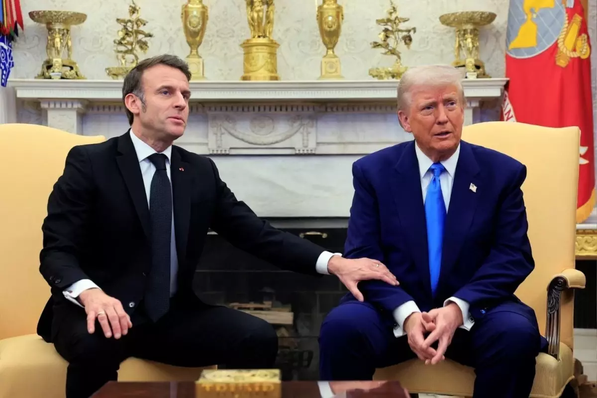 Trump'ın Gazze teklifine Macron'ndan olumsuz yanıt: Sıcak bakmıyor
