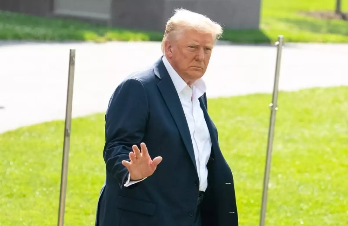 Trump, Macron'un kendisine gönderdiği mesajı paylaştı