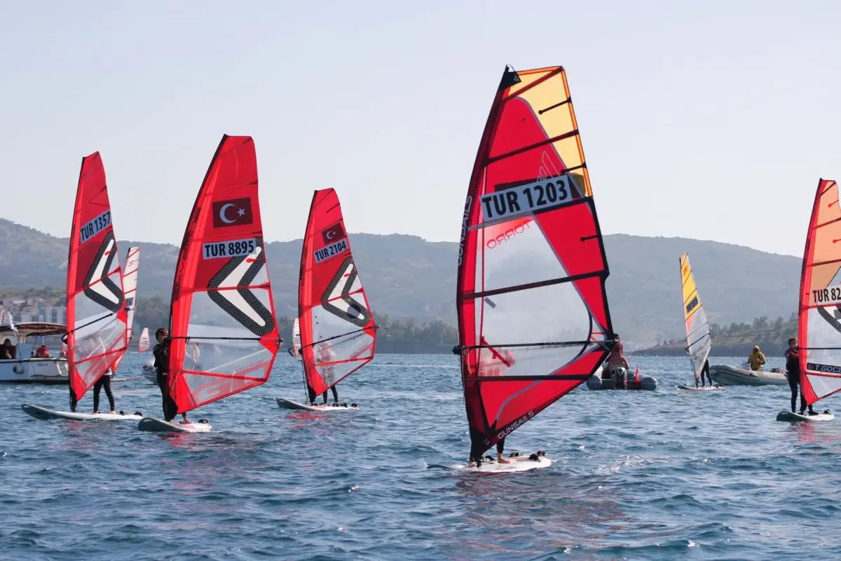 TYF Yelken Ligi Techno 293 2'nci Ayak Yarışları Foça'da başladı