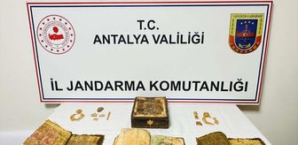 Antalya'da tarihi eser niteliğinde 3 kitap ve 18 obje ele geçirildi