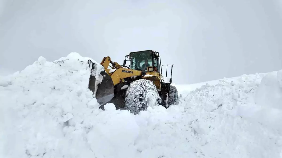 Bingöl'de karla mücadele çalışmaları gece gündüz sürüyor