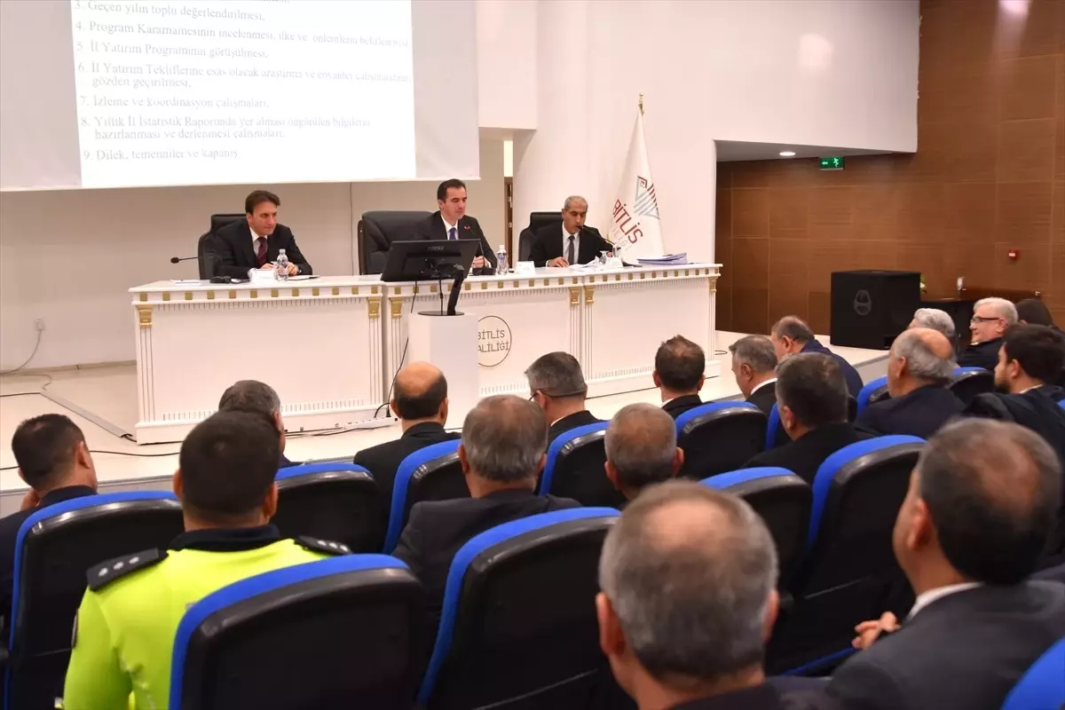 Bitlis'te İl Koordinasyon Kurulu Toplantısı gerçekleştirildi