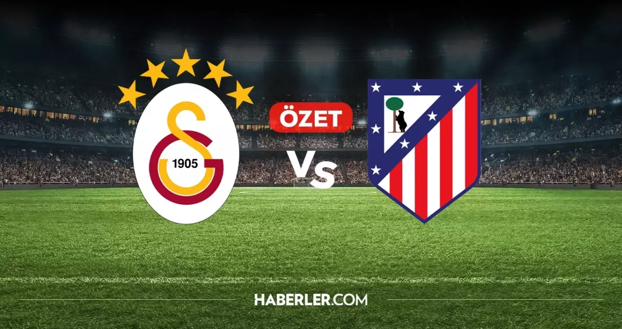 Galatasaray Atletico Madrid maç özeti ve golleri! (1-1) Galatasaray Atletico Madrid kaç kaç bitti, golleri...