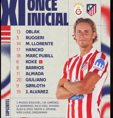 Griezmann neden yok, yedek mi, cezalı mı, sakat mı, kadroda yok mu (Galatasaray Atletico Madrid)? Griezmann neden yok, yedek mi, cezalı mı, sakat mı, kadroda yok mu (Galatasaray Atletico Madrid)?