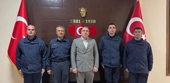 Hayrat'ta hasta kişiyi sağlık ekiplerine ulaştıran jandarma personeline başarı belgesi