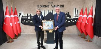 İSO Başkanı Bahçıvan, Edirne Valisi Sezer'i ziyaret etti