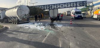 Kahramanmaraş'ta tır ile çarpışan kamyonetteki 2 kişi yaralandı