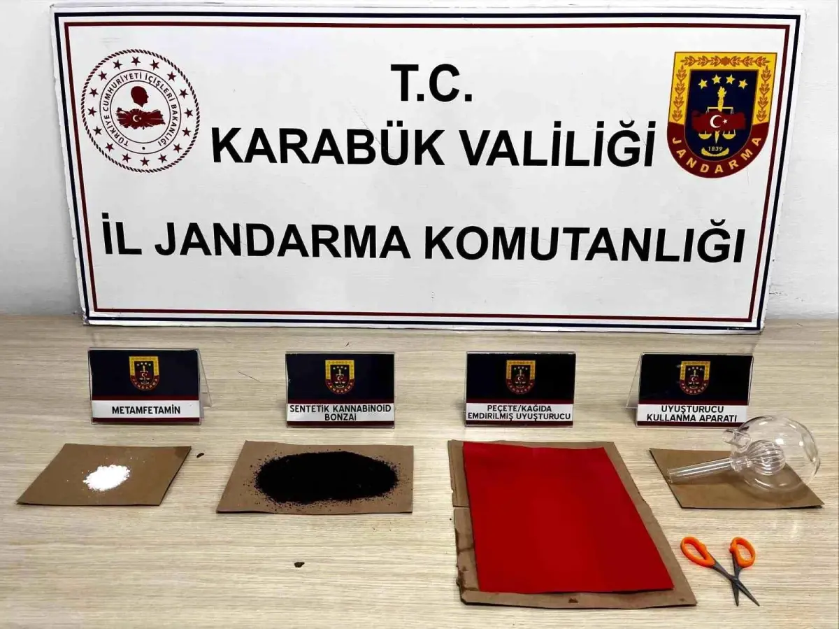 Karabük'te uyuşturucu operasyonu