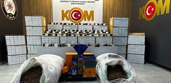 Samsun'da 320 bin kaçak makaron ele geçirildi