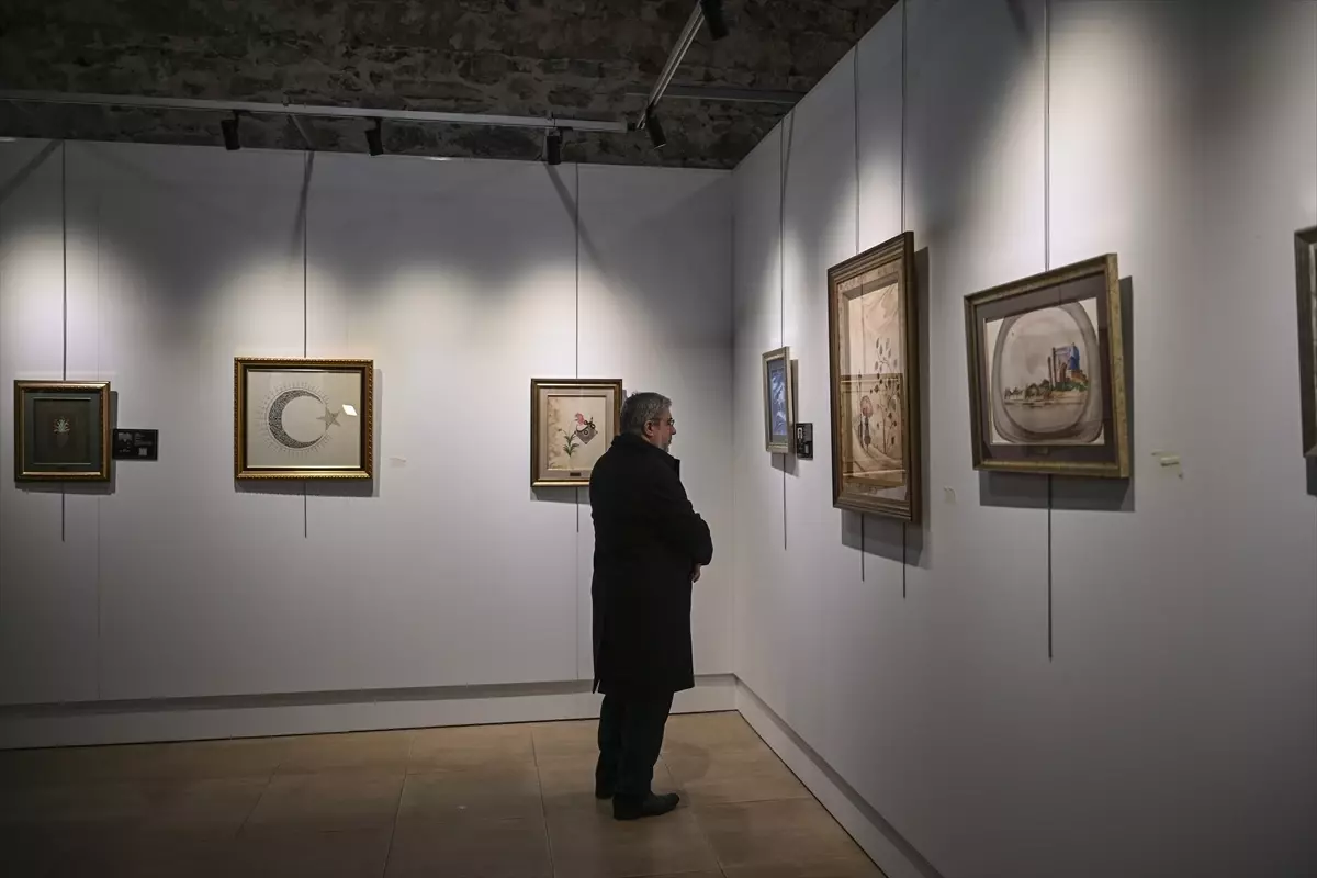 Şehit ve gazi ailelerinin eserleri "Sanatla Yaşam Sergisi"nde buluştu