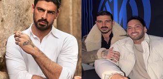 Spor ve sinema yan yana! Hakan Çalhanoğlu ve Michele Morrone'den İtalya'da samimi poz