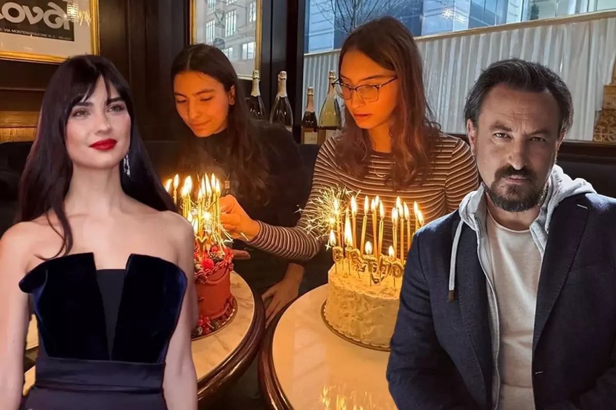 Tuba Büyüküstün'ün ikiz kızları 14 yaşına girdi! Baba Onur Saylak'tan duygusal paylaşım