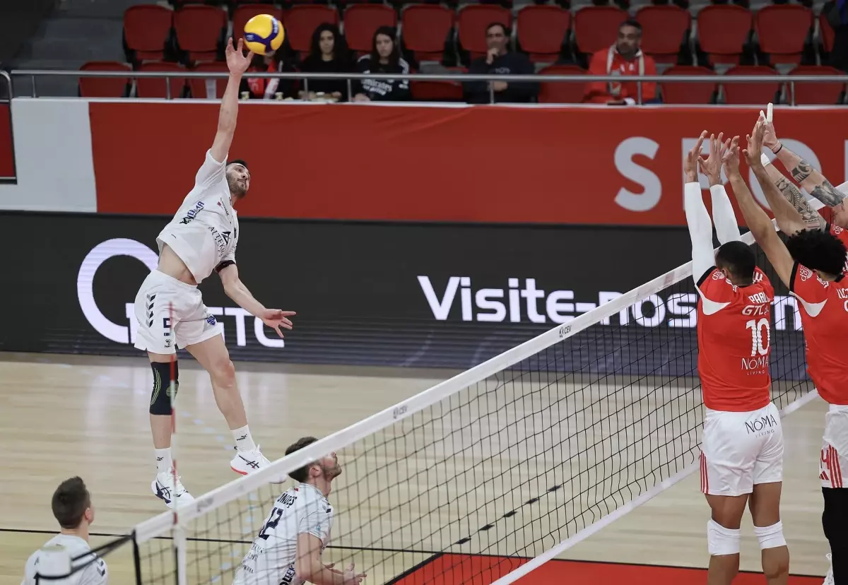 Altekma, CEV Challenge Kupası'nda Benfica'ya mağlup oldu