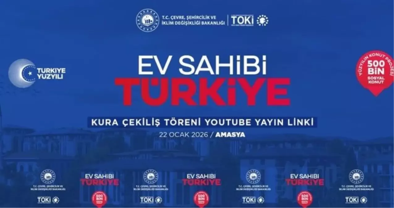 AMASYA TOKİ KURA ÇEKİMİ CANLI İZLE: TOKİ Amasya kurası ne zaman, saat kaçta çekilecek?