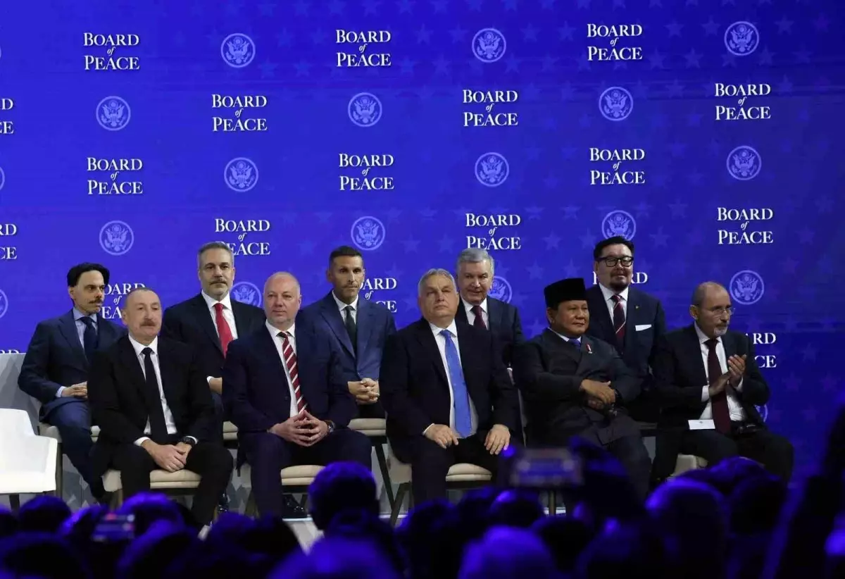 Bakan Fidan, Barış Kurulu Kuruluş Sözleşmesine imza attı