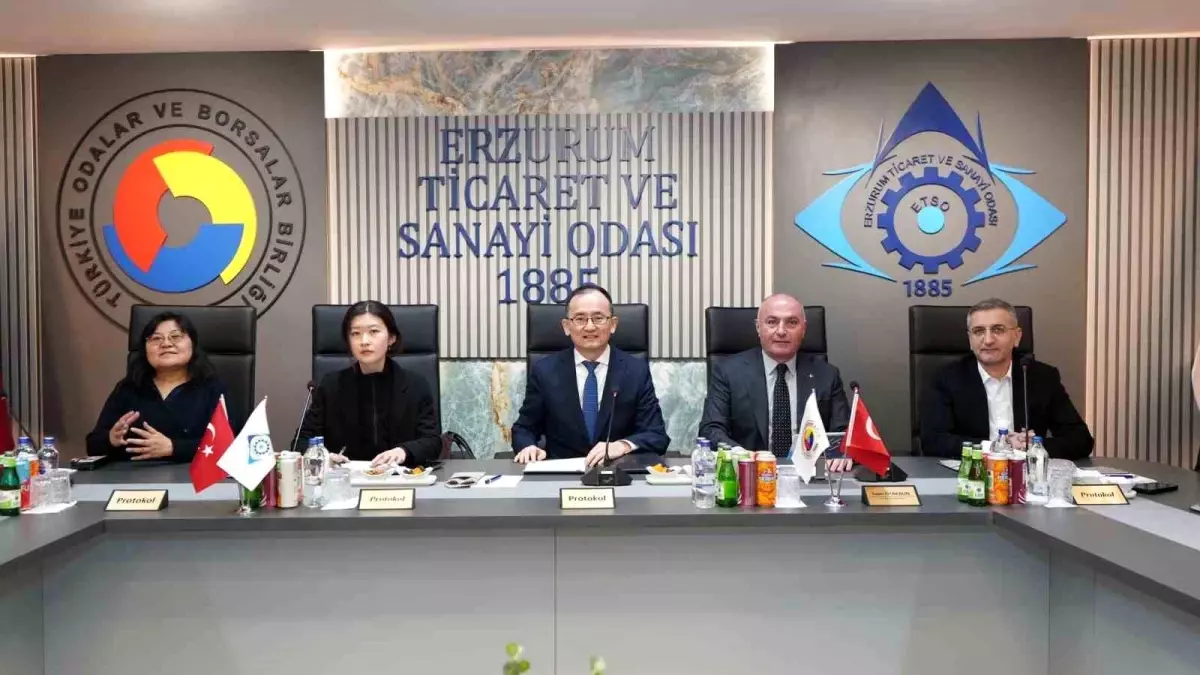 Çin Büyükelçisi JIANG Xuebin ETSO'da