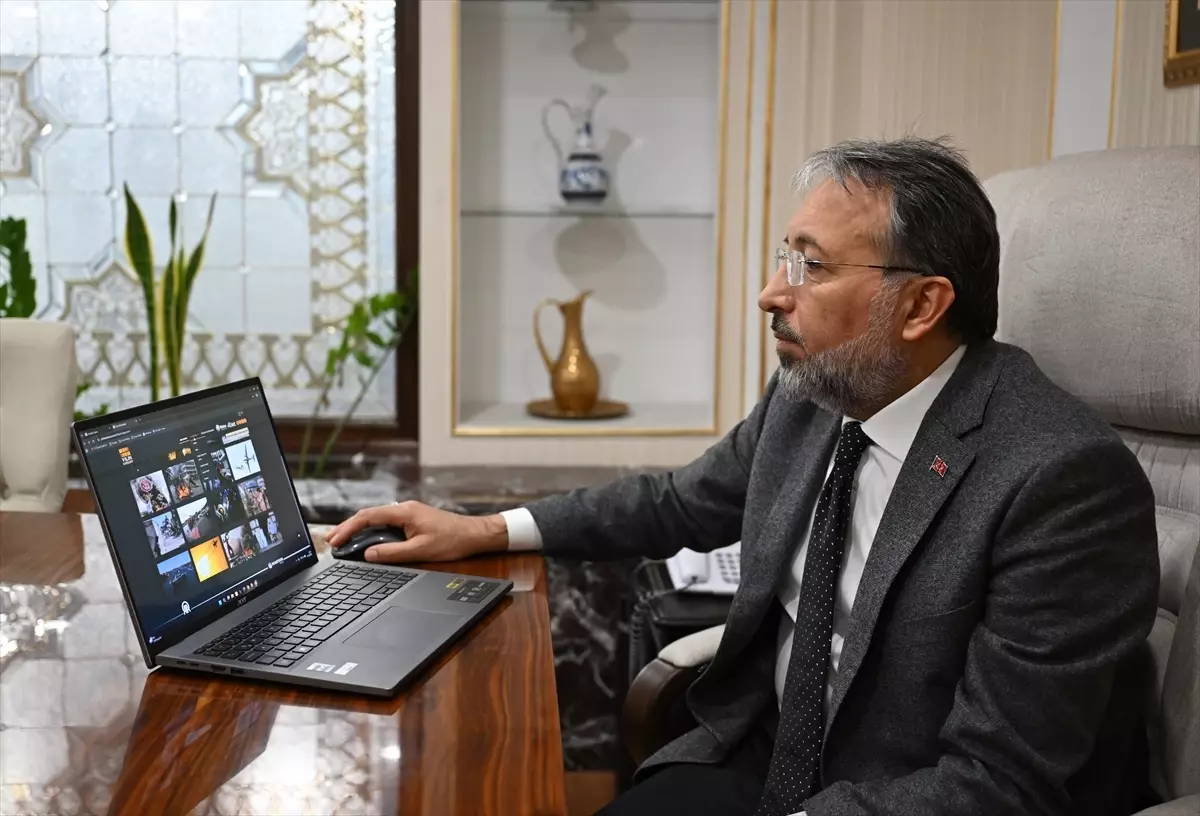 Diyanet İşleri Başkanı Arpaguş, AA'nın "Yılın Kareleri" oylamasına katıldı