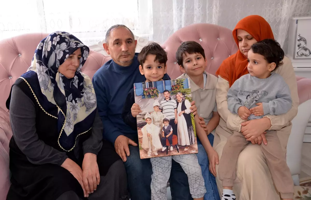 Erzurum'daki yangında 3 işitme engelli çocuk babasız kaldı