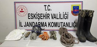 Eskişehir'de izinsiz kazı yapan 8 şüpheli suçüstü yakalandı