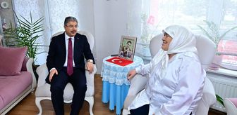 Eskişehir Valisi Yılmaz'dan şehit ailelerine ziyaret