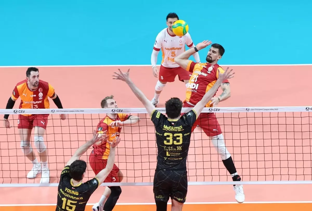 Galatasaray HDI Sigorta - Bogdanka LUK Lublin: 1-3